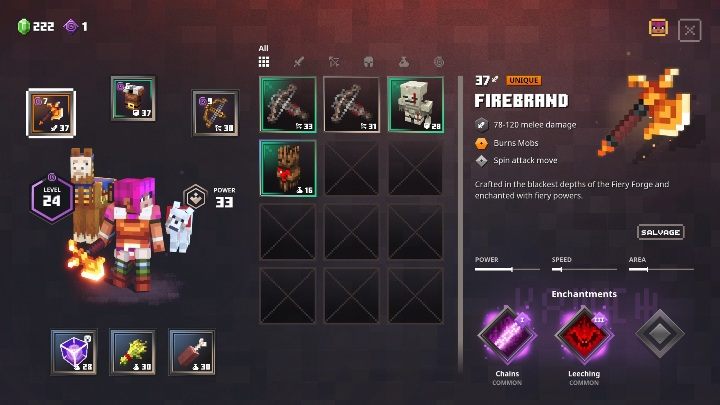 Ten mistyczny topór pała niezawiłością do Twoich przeciwników - Minecraft Dungeons: Najlepsze bronie, lista - Minecraft Dungeons - poradnik do gry