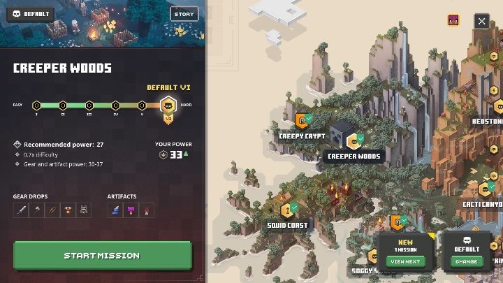 Minecraft Dungeons został tak zaprojektowany, aby powracać do wcześniej ukończonych lokacji - Minecraft Dungeons: Porady na start - Minecraft Dungeons - poradnik do gry