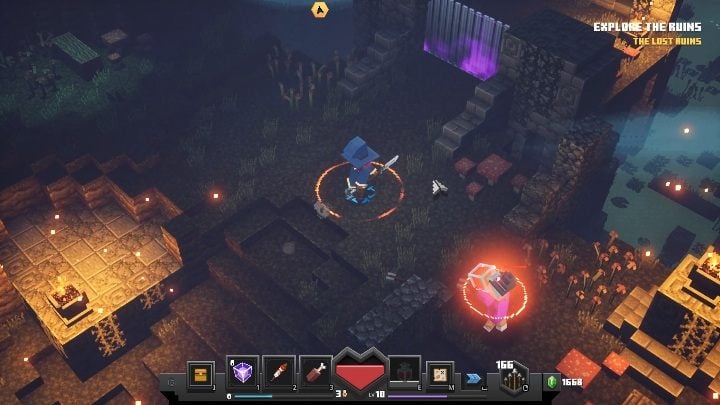 W Minecraft: Dungeons możesz natrafić na przeciwników, którzy perfekcyjnie opanowali sztukę samodzielnego leczenia - Minecraft Dungeons: Wrogowie - czy odzyskują zdrowie, życie? - Minecraft Dungeons - poradnik do gry