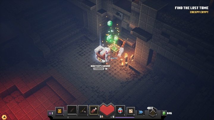 Na każdej mapie w grze Minecraft: Dungeons znajdziesz różnorodne skrzynie - Minecraft Dungeons: Kryształy - jak szybko zarabiać? - Minecraft Dungeons - poradnik do gry