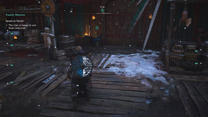 Randvi spotkasz przy dużej chacie króla - Assassins Creed Valhalla: Sprawy rodzinne/Family Matters - solucja - Assassins Creed Valhalla - poradnik do gry