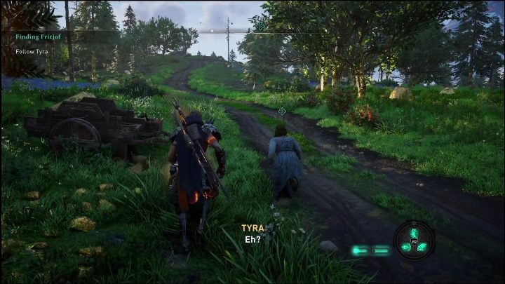 Biegnijcie za Tyrą w stronę wykopalisk - AC Valhalla Świt Ragnaroku: W poszukiwaniu Fritjofa (Finding Fritjof) - solucja, opis przejścia - Assassins Creed Valhalla - poradnik do gry