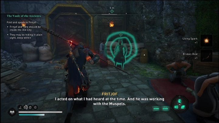 W tej lokalizacji jest sporo przeciwników, którzy jednak nie powinni Was zaatakować, jeśli nie wyjdziecie pierwsi z inicjatywą - AC Valhalla Świt Ragnaroku: Skarbiec starożytnych (The Vault of the Ancients ) - solucja, opis przejścia - Assassins Creed Valhalla - poradnik do gry