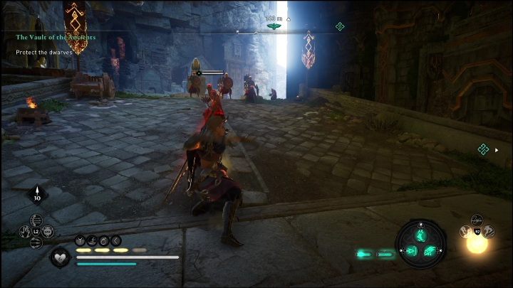 W budynku pojawi się kilku przeciwników, których należy pokonać - AC Valhalla Świt Ragnaroku: Skarbiec starożytnych (The Vault of the Ancients ) - solucja, opis przejścia - Assassins Creed Valhalla - poradnik do gry