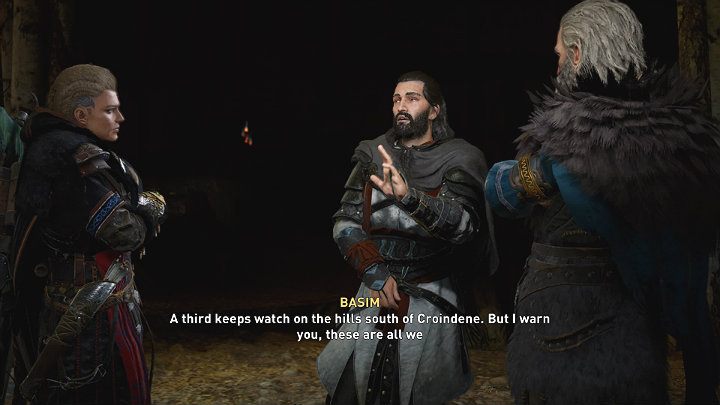 Basima znajdziesz w sali biesiadnej w Croindene - Assassins Creed Valhalla: Pogromca Południa/Reaver of the South - solucja - Assassins Creed Valhalla - poradnik do gry