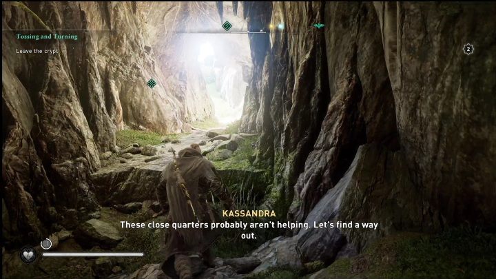 Po zniszczeniu przeklętego symbolu, czas wyjść z jaskini - AC Valhalla Crossover Stories: Nocne majaki - solucja - Assassins Creed Valhalla - poradnik do gry