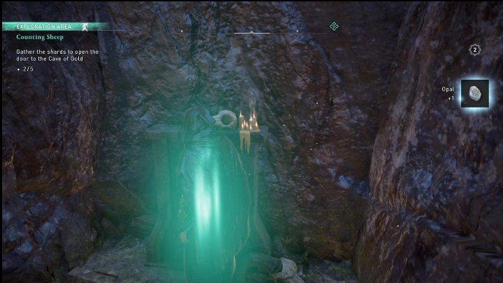 Pierwsze co musicie zrobić w tej lokacji to wejść pod wodospad - AC Valhalla Crossover Stories: Licząc barany - wszystkie odłamki, solucja - Assassins Creed Valhalla - poradnik do gry