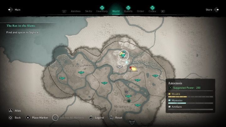 1 - AC Valhalla Oblężenie Paryża: Karta niesiona wiatrem, Amienois - sekrety - Assassins Creed Valhalla - poradnik do gry