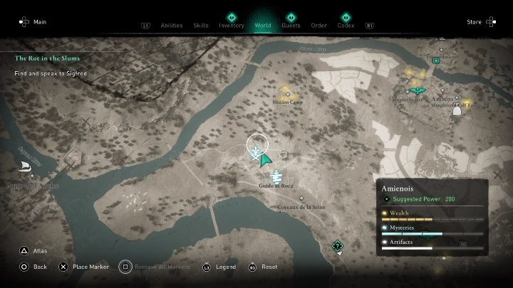 1 - AC Valhalla Oblężenie Paryża: Frankijscy szlachcice, Amienois - sekrety, lokacje - Assassins Creed Valhalla - poradnik do gry