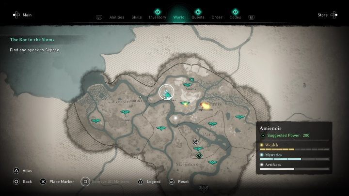 Tego przeciwnika znajdziecie w zachodniej części regionu, przy granicy z Evresin - AC Valhalla Oblężenie Paryża: Frankijscy szlachcice, Amienois - sekrety, lokacje - Assassins Creed Valhalla - poradnik do gry