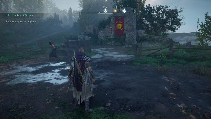 Gdy dotrzecie na miejsce zadania musicie porozmawiać z przeciwnikiem, po czym wejść na jego arenę - AC Valhalla Oblężenie Paryża: Frankijscy szlachcice, Amienois - sekrety, lokacje - Assassins Creed Valhalla - poradnik do gry