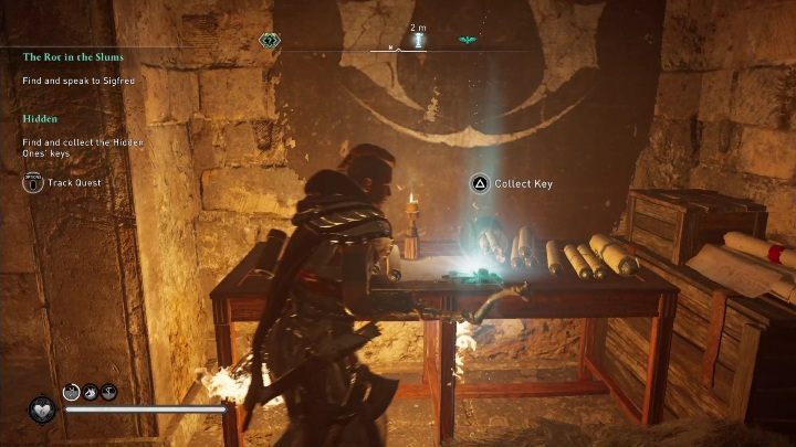 Sekret znajduje się na stole, pomiędzy wieloma dokumentami - AC Valhalla Oblężenie Paryża: Rzymskie wykopaliska, Amienois - sekrety, lokacje - Assassins Creed Valhalla - poradnik do gry