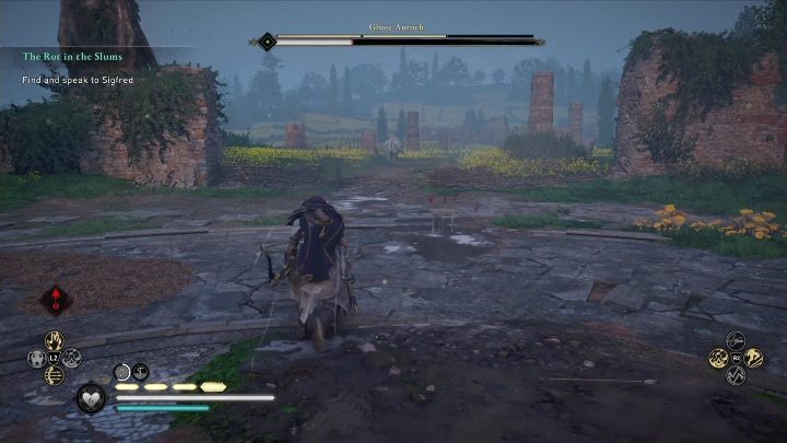 Po straceniu mniej więcej 2/3 życia legendarne zwierzę zacznie uciekać - AC Valhalla Oblężenie Paryża: Legendarne zwierzę, Amienois - sekrety, lokacje - Assassins Creed Valhalla - poradnik do gry