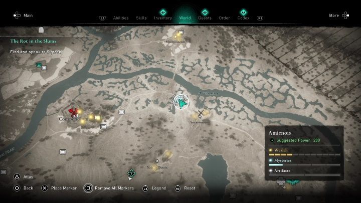 Tę misję zaczniecie docierając do północnej części tego regionu - AC Valhalla Oblężenie Paryża: Ukryta sprawiedliwość - solucja, Amienois - Assassins Creed Valhalla - poradnik do gry