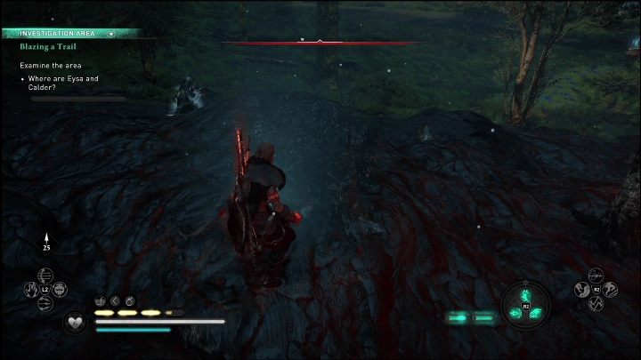 Na miejscu zbadajcie obszar - AC Valhalla Świt Ragnaroku: Wypalanie ścieżki (Blazing a Trail) - opis przejścia - Assassins Creed Valhalla - poradnik do gry