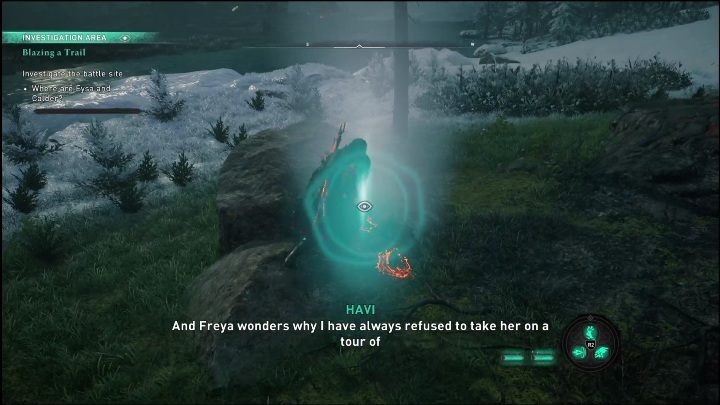 Kolejne miejsce wygląda jak pole bitwy - AC Valhalla Świt Ragnaroku: Wypalanie ścieżki (Blazing a Trail) - opis przejścia - Assassins Creed Valhalla - poradnik do gry