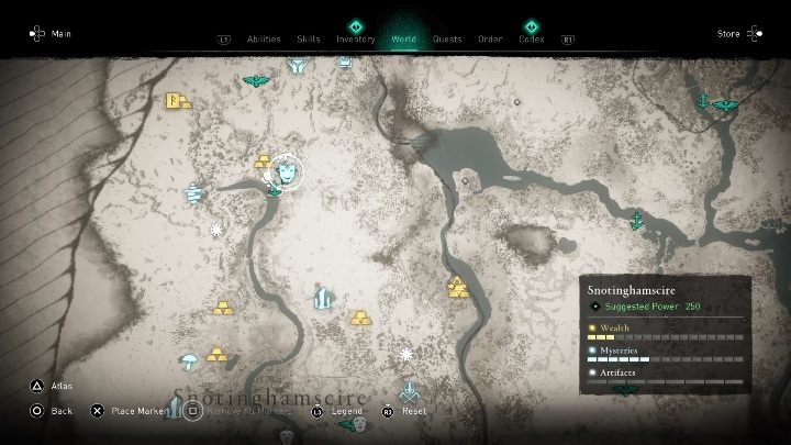 1 - Assassins Creed Valhalla: Pyskówka - Snotinghamscire, sekrety, lokacje - Assassins Creed Valhalla - poradnik do gry