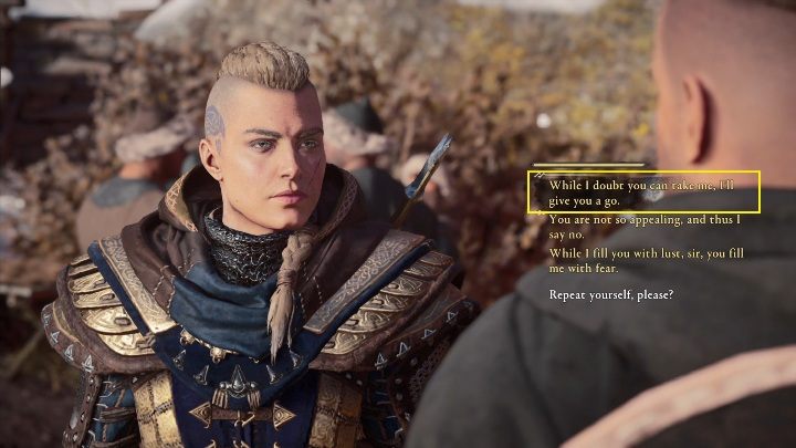 Ostatnia odpowiedz to ponownie numer 1 - Assassins Creed Valhalla: Pyskówka - Snotinghamscire, sekrety, lokacje - Assassins Creed Valhalla - poradnik do gry