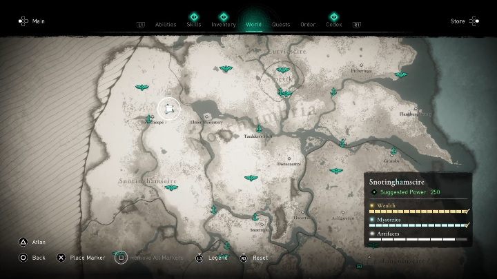 Mapę skarbu znajdziesz w opuszczonej bibliotece - Assassins Creed Valhalla: Mapa skarbów - Snotinghamscire, sekrety, lokacje - Assassins Creed Valhalla - poradnik do gry