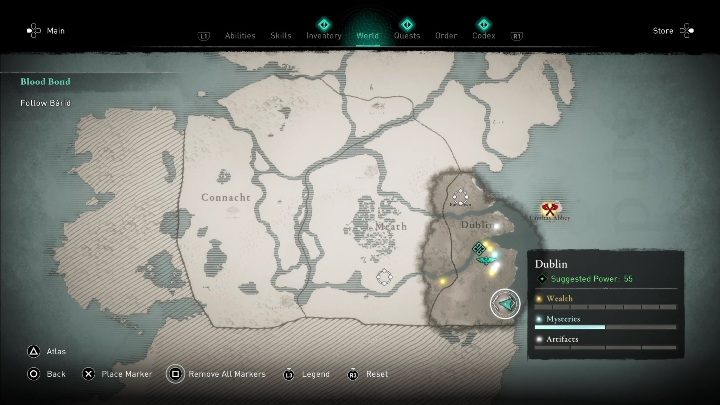 1 - AC Valhalla Gniew Druidów: Mapa ukrycia skarbu - Dublin, sekrety, lokacje - Assassins Creed Valhalla - poradnik do gry