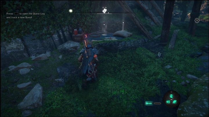 Ten schemat znajdziecie zaraz obok mitycznego wspomnienia, leży na niewielkim kamieniu zaraz obok muru - AC Valhalla Świt Ragnaroku: Schemat ozdobny (Vangrinn) - lista wszystkich - Assassins Creed Valhalla - poradnik do gry