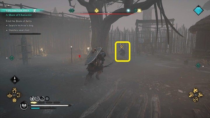 Wejdźcie do obozu na bagnach i przedostańcie się do wewnętrznego kręgu fortecy - AC Valhalla Gniew Druidów: Próba charakteru/A Show of Character - solucja - Assassins Creed Valhalla - poradnik do gry