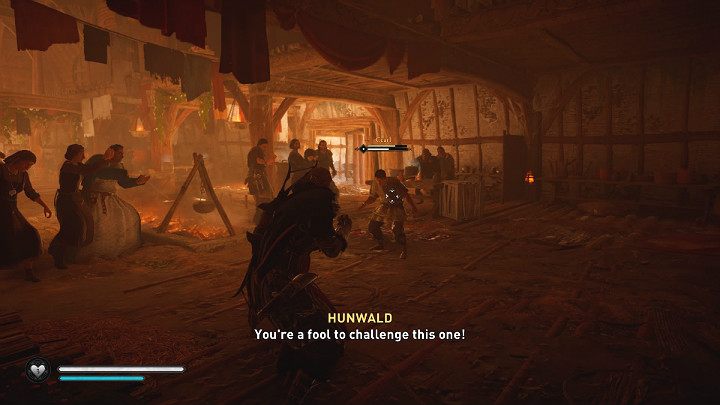 Do rozmowy wtrąci się miejscowy osiłek - Assassins Creed Valhalla: Szlachetna opieka/A Noble Escort - solucja - Assassins Creed Valhalla - poradnik do gry