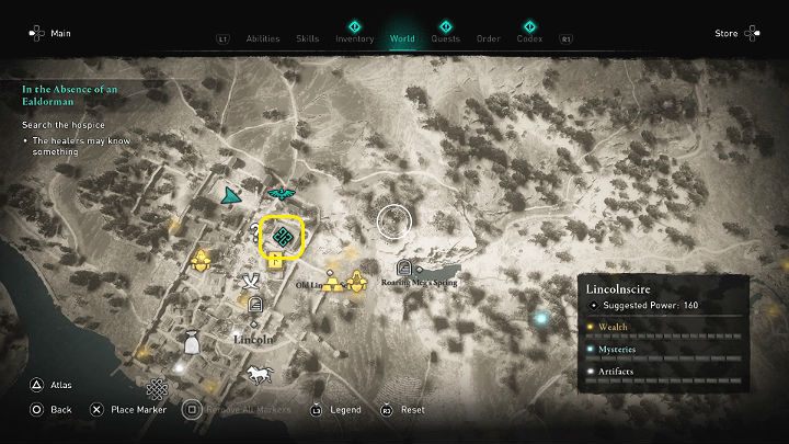 Pora rozejrzeć się po przytułku w którym leczono Hundbeortha i sprawdzić, czy przypadkiem miejscowi medycyny nie wiedzą czegoś więcej na temat jego zniknięcia - Assassins Creed Valhalla: Pod nieobecność ealdormana - solucja, opis przejścia - Assassins Creed Valhalla - poradnik do gry