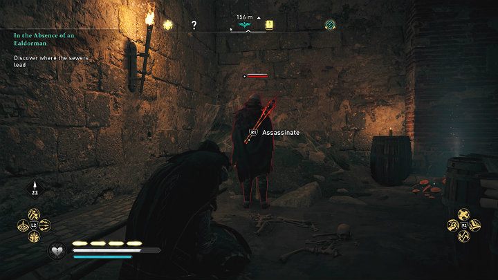 W tunelach pozostawiono kilku żołnierzy na straży z którymi będziesz musiał się rozprawić - Assassins Creed Valhalla: Pod nieobecność ealdormana - solucja, opis przejścia - Assassins Creed Valhalla - poradnik do gry