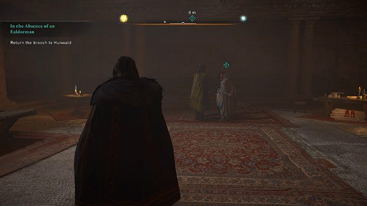 Wróć do Lincoln i przekaż Hunwaldowi broszę, jako pamiątkę po jego zmarłym ojcu - Assassins Creed Valhalla: Pod nieobecność ealdormana - solucja, opis przejścia - Assassins Creed Valhalla - poradnik do gry