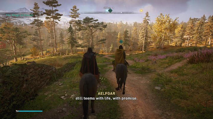 Włości Aelfgara od tygodni pustoszy wielki niedźwiedź i to właśnie na niego mężczyzna chce zapolować - Assassins Creed Valhalla: Tan Lincoln/The Thegn of Lincoln - solucja - Assassins Creed Valhalla - poradnik do gry