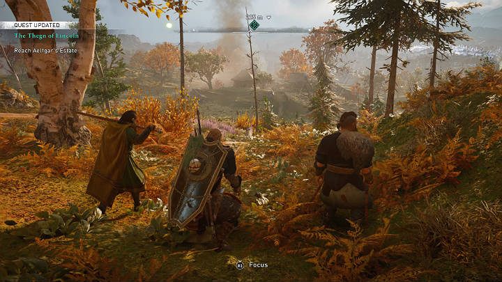 Następnie wyjdź z jaskini, aby dołączyć do Grima - Assassins Creed Valhalla: Tan Lincoln/The Thegn of Lincoln - solucja - Assassins Creed Valhalla - poradnik do gry