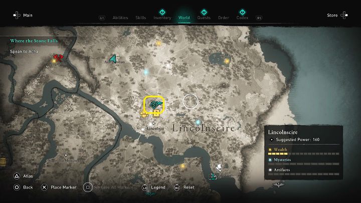 1 - Assassins Creed Valhalla: Czas wyborów/Where the Stone Falls - solucja - Assassins Creed Valhalla - poradnik do gry