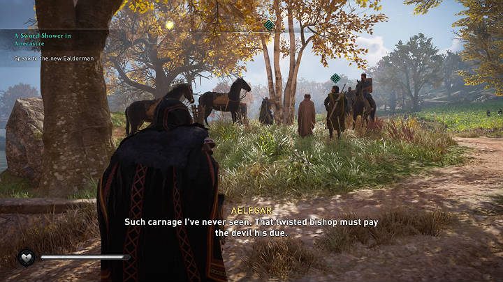 Wyjdź za mury miasta Lincoln, by porozmawiać z nowym ealdormanem - Assassins Creed Valhalla: Deszcz mieczy w Anecastre - solucja, opis przejścia - Assassins Creed Valhalla - poradnik do gry