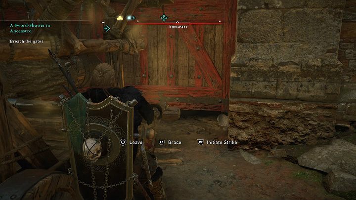 Pomóż swoim wojownikom podprowadzić taran pod zewnętrzną bramę fortecy - Assassins Creed Valhalla: Deszcz mieczy w Anecastre - solucja, opis przejścia - Assassins Creed Valhalla - poradnik do gry
