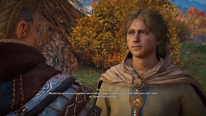Jeśli nowym ealdormanem wybrałeś Hunwalda, młodzieniec poprosi Eivora o to, by jego narzeczona zamieszkała w Kruczej Przystani - Assassins Creed Valhalla: Deszcz mieczy w Anecastre - solucja, opis przejścia - Assassins Creed Valhalla - poradnik do gry