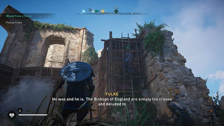 Dotrzecie w końcu do Wieży Evinghou (Evinghou Tower) - Assassins Creed Valhalla: Krwawy kamień/Blood from a Stone - solucja - Assassins Creed Valhalla - poradnik do gry