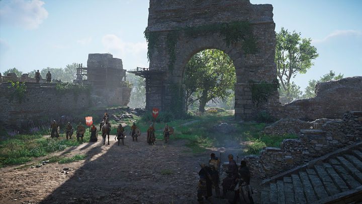 Pod Wieżą Evinghou zjawi się Eadwyn wraz ze swoimi strażnikami - Assassins Creed Valhalla: Krwawy kamień/Blood from a Stone - solucja - Assassins Creed Valhalla - poradnik do gry