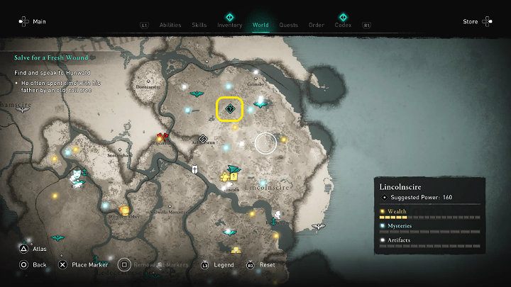 Acha widziała, jak Hunwald jedzie na północ starym rzymskim szlakiem, najwidoczniej do miejsca w którym często przebywał z ojcem - Assassins Creed Valhalla: Balsam na świeże rany - solucja, opis przejścia - Assassins Creed Valhalla - poradnik do gry