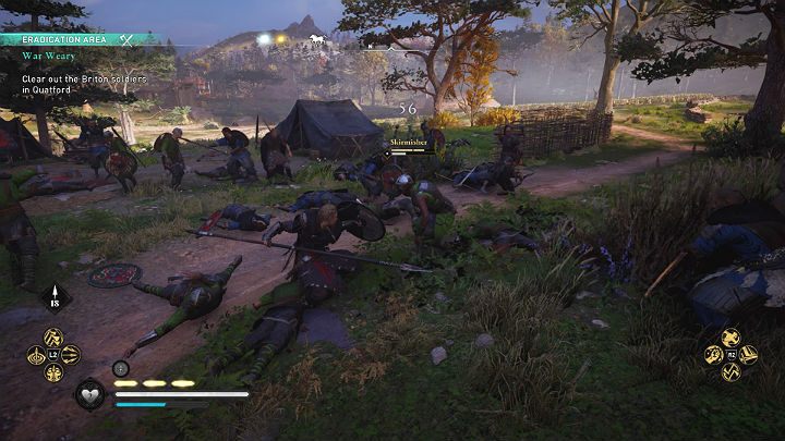 Po wyjściu z kościoła musisz wyeliminować wszystkich ludzi króla, którzy zostali w Quatford - Assassins Creed Valhalla: Trudy wojny/War Weary - solucja, opis przejścia - Assassins Creed Valhalla - poradnik do gry