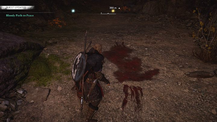Na miejscu zauważysz ślady krwi - Assassins Creed Valhalla: Krwawa droga do pokoju - solucja, opis przejścia - Assassins Creed Valhalla - poradnik do gry