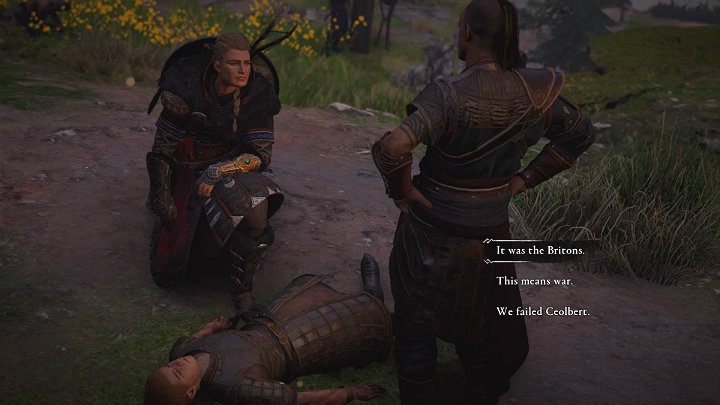 Weź Ceolberta na plecy i wynieś go z jaskini, a następnie wezwij konia, by szybciej dostać się do Wesberie - Assassins Creed Valhalla: Krwawa droga do pokoju - solucja, opis przejścia - Assassins Creed Valhalla - poradnik do gry