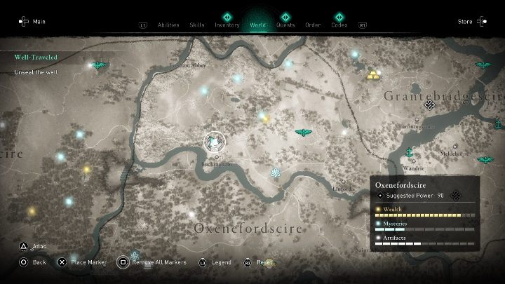 Lokacja: Kartkę znajdziesz w mieście Buckingham - Assassins Creed Valhalla: Karta niesiona wiatrem - Oxenefordscire, sekrety - Assassins Creed Valhalla - poradnik do gry