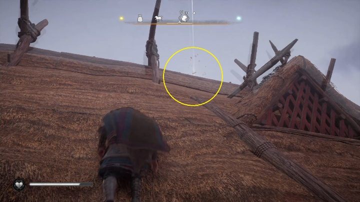 Początek: Kartka znajduje się na domu pokrytym strzechą - Assassins Creed Valhalla: Karta niesiona wiatrem - Oxenefordscire, sekrety - Assassins Creed Valhalla - poradnik do gry