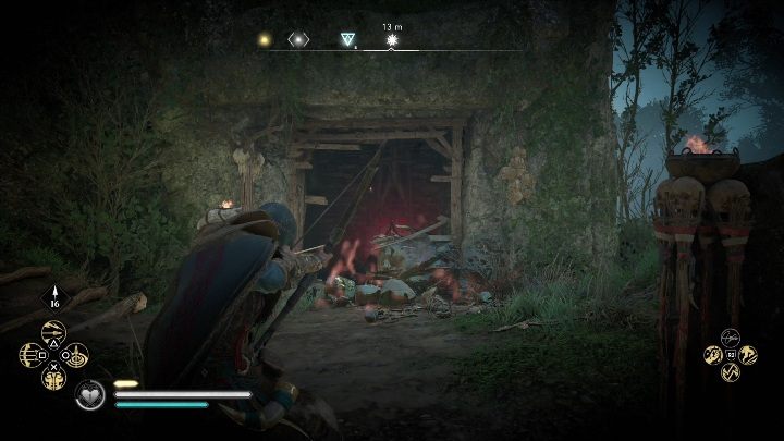 Lokalizacja totemu: aby dostać się do totemu musisz po prostu zniszczyć skały blokujące wejście - Assassins Creed Valhalla: Przeklęty symbol - Oxenefordscire, sekrety, lokacje - Assassins Creed Valhalla - poradnik do gry