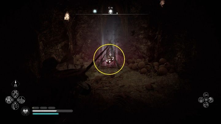 Lokalizacja totemu: aby dostać się do totemu wejść do jaskini, a następnie wyburzyć skały, które blokują Ci drogę - Assassins Creed Valhalla: Przeklęty symbol - Oxenefordscire, sekrety, lokacje - Assassins Creed Valhalla - poradnik do gry