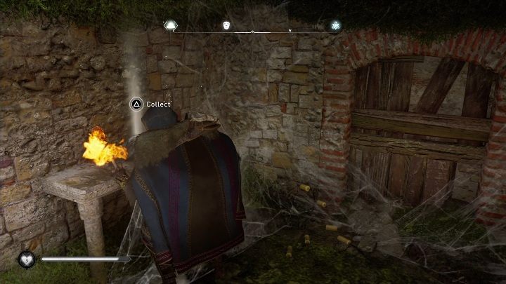 Aby się do niej dostać potrzebujesz rozbić skały, które zagradzają zejście w dół - Assassins Creed Valhalla: Rzymski artefakt - Oxenefordscire, sekrety, lokacje - Assassins Creed Valhalla - poradnik do gry