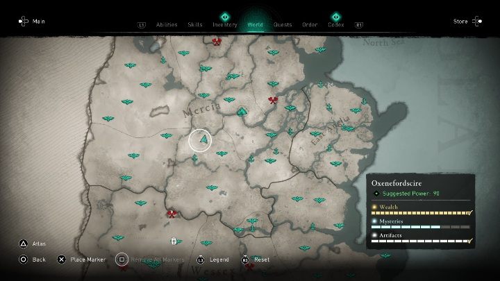 Muchomory znajdziesz na północnej części mapy - Assassins Creed Valhalla: Muchomor - Oxenefordscire, sekrety, lokacje - Assassins Creed Valhalla - poradnik do gry