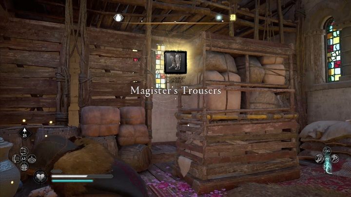 Następnie odsuń półkę, przeskocz góra i dostań się do skarbu - Assassins Creed Valhalla: Wyposażenie - Oxenefordscire, sekrety, lokacje - Assassins Creed Valhalla - poradnik do gry