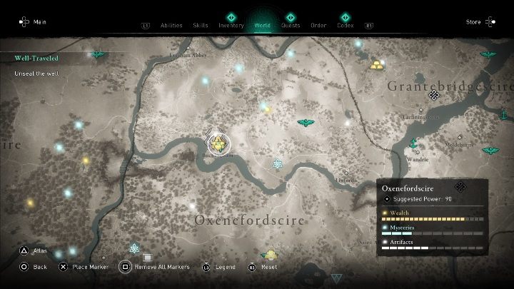 Tę skrzynię znajdziesz w północnej części regionu - Assassins Creed Valhalla: Wyposażenie - Oxenefordscire, sekrety, lokacje - Assassins Creed Valhalla - poradnik do gry